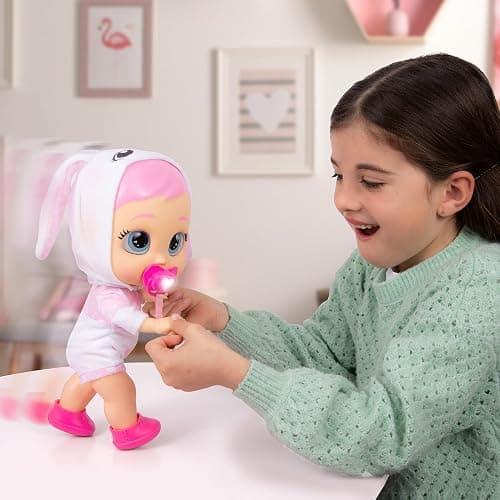 Cry Babies Coney Interactive Doll My First Steps With Sounds And LED Tears Walking Baby Doll Toy For Children Age 3 Years and Up thumbnail 2