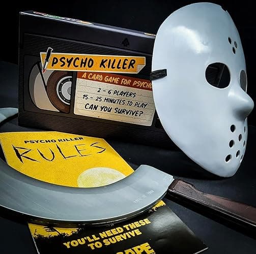 Escape Tabletop Games: Psycho Killer: Third Edition - The Card Game, Can You Survive? Fast-Paced Party Game, Ages 16+, 2-6 Players, Amazon Exclusive thumbnail 2