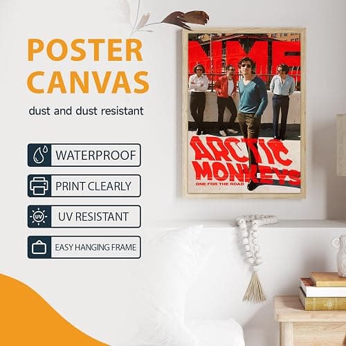 DEJIN 9 PCS Arctic Monkeys Band Poster, Music Album Cover Posters, Unframed Canvas Picture Print, Wall Art Decor for Home Bedroom, Living Room, Teen and Girls Dorm 8 * 12 inches thumbnail 3