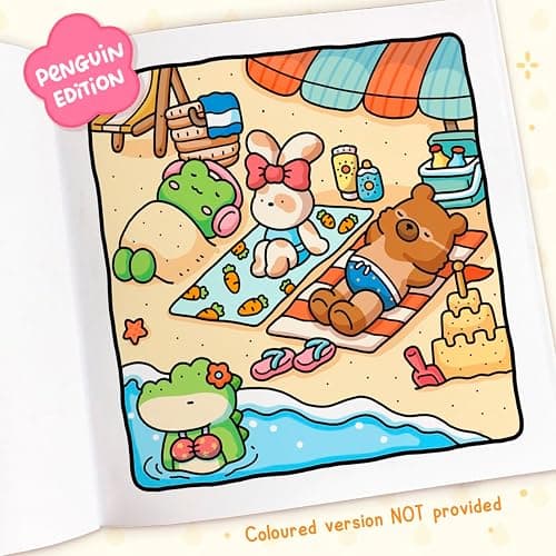 Cozy Friends: A relaxing cosy colouring book, from the bestselling author (Coco Wyo) thumbnail 3
