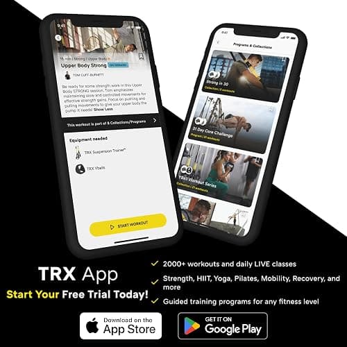 TRX All-In-One Home Gym System – Complete Suspension Training Kit for Strength Training, HIIT & Full-Body Workouts at Home or Outdoors, Includes Indoor & Outdoor Anchors thumbnail 5
