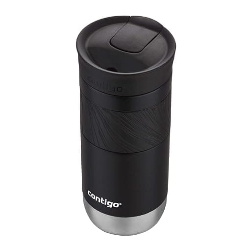 Contigo Byron Vacuum-Insulated Stainless Steel Travel Mug with Leak-Proof Lid Reusable Coffee Mug or Water Bottle BPA-Free 16oz Licorice Keeps Beverages Hot for 6 Hours or Cold for 12 Hours thumbnail 3