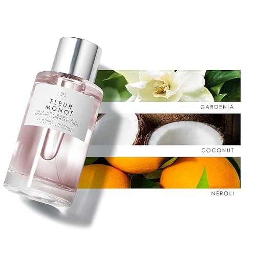 Le Monde Gourmand Fleur Monoi Hair & Body Mist - 3.4oz (100ml) - Floral, Coconut Fragrance Notes thumbnail 3