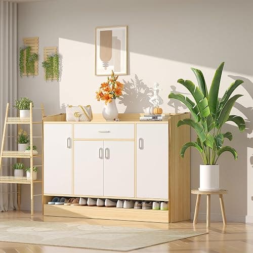 Vecxoty 3-Pack Wood Plant Stands Indoor, Single Plant Stand for 6-12 Inch Pots, Mid-Century Modern Plant Stool, Tall Plant Stand for Large Plants for Living Room, Balcony, Office (Light Brown thumbnail 2
