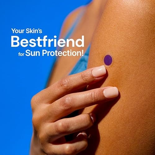 SpotMyUV UV Detection Stickers for Sunscreen with Patented Dermatrue SPF Sensing Technology, Know When to Reapply Sunscreen to Help Prevent Sunburn, 16 Count thumbnail 3