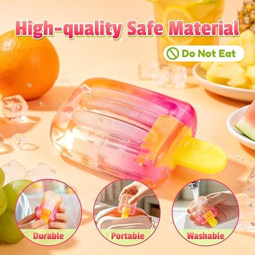 Ice Cream Squishy,Popsicle Squishy, Slow Rising Sensory Fidget Toy for Stress & Anxiety Relief, Summer Party Favors, Birthday Gifts & Classroom Rewards for Adults thumbnail 4