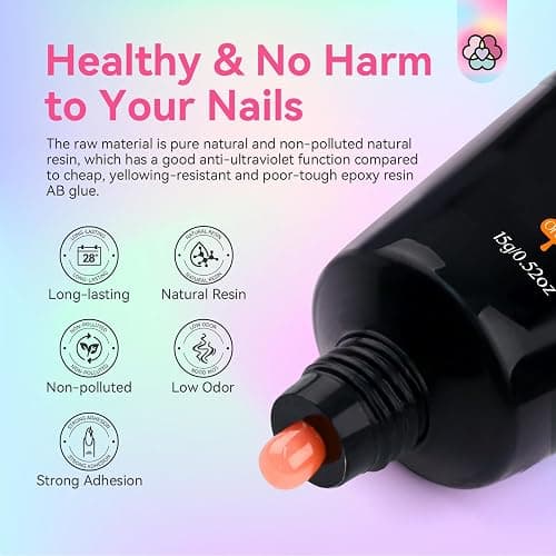 SAVILAND Poly Gel Nail Colors - 20 Colors Nail Extension Gel Kit Bright Rainbow Pink Purple Blue Color Collection Poly Gel Nail Kit for Daily Nail Art DIY Nail Salon Gift for Girls thumbnail 7