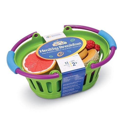 Learning Resources New Sprouts Healthy Breakfast - Pretend Play Food Toys for Toddlers, Fine Motor Skills, Gifts for Boys and Girls, 11 Pieces, Ages 18 months thumbnail 2