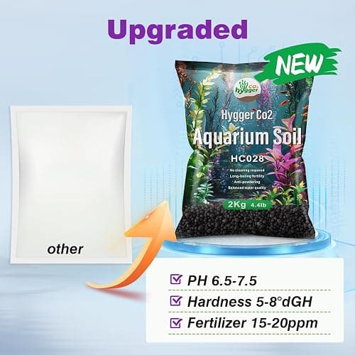 Hygger CO2 Upgraded Aquarium Soil Water Grass Mud, Ideal for Fish Tank Aquascaping Aquarium Substrate Soil for Plants and Shrimps, No Need to Wash (8.8 Pounds) thumbnail 3