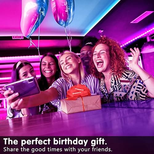 Keepsmile 100ft Led Strip Lights (2 Rolls of 50ft) Bluetooth App Control Led Lights Strip with Remote Music Sync Color Changing RGB Led Lights for Bedroom Room Home Christmas Decor (Lumiere Led 30M) thumbnail 2