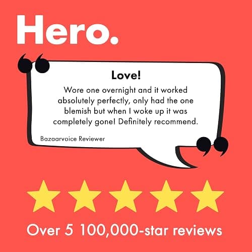 Mighty Patch Original Spot Patches by Hero Cosmetics, Day & Night Time Acne Treatment, Clear Spot Remover Hydrocolloid Patches, Anti Acne Dots, Spot Treatment Pimple Stickers - 72 Pimple Patches thumbnail 9