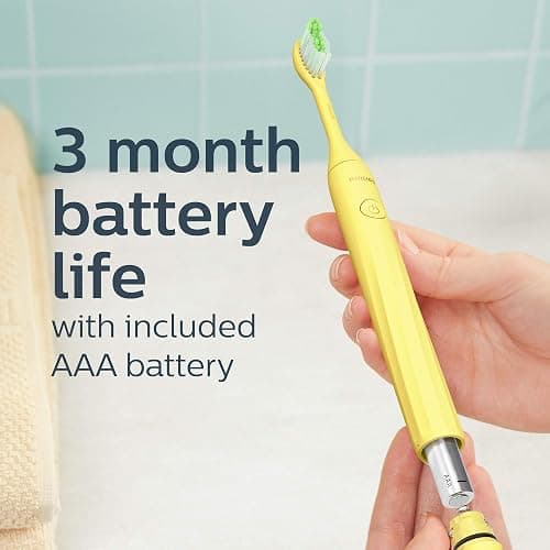 Philips Sonicare Battery Toothbrush, Mango Yellow, HY1100/02 thumbnail 5