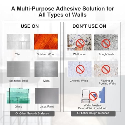 Gisde Large Picture Hanging Strips Heavy Duty, 24-Pairs(48 Strips) Sticky Picture Hangers for Walls No Damage Wall Picture Hangers Without Nails Refill Adhesive Poster Strips(Large-24 Pairs) thumbnail 6