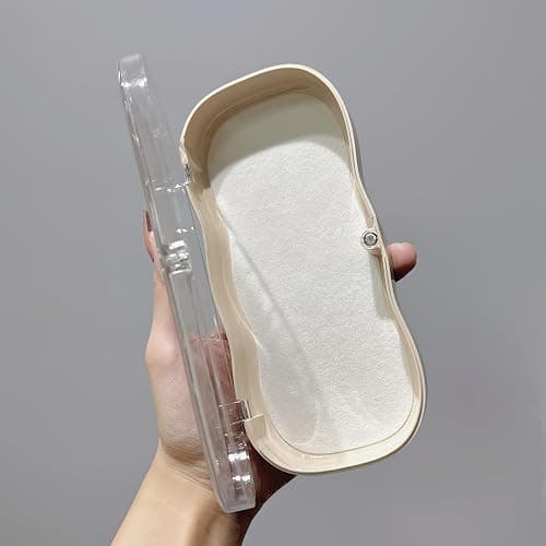 CasaPopz Glasses Case Hard Shell, Clear Eyeglass Case, Cute Holder for Sunglasses and Reading Glasses thumbnail 6