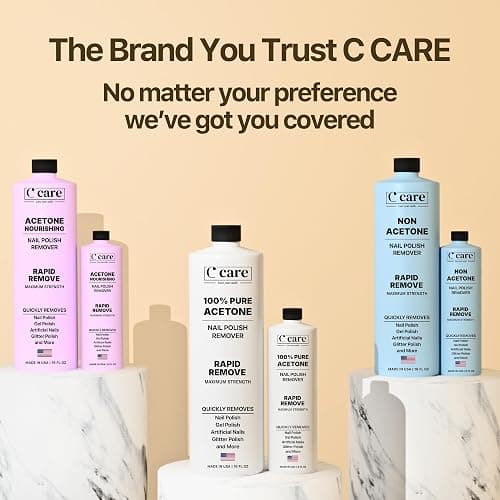 Nourishing Acetone Nail Polish Remover | Professional Quality | Rapidly Removes Natural, Natural, Gel, Acrylic, and Glitter Nails | 8 Fl oz thumbnail 7