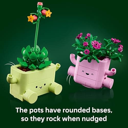 LEGO Botanicals Rocking Plants - Building Toy for Kids, Girls & Boys, Ages 9+ - Decor for Dorm Desk or Shelf - Housewarming Gift Ideas - 11506 thumbnail 6