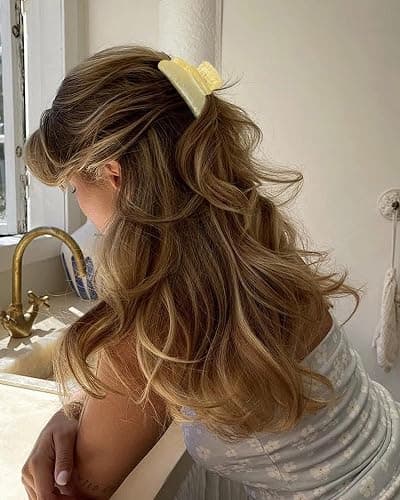6 Pcs Cute Hair Claw Clips for Women Girls, Strong Hold Hair Jaw Clips, Non-Slip Hair Accessories Acrylic Resin Hair Clips. thumbnail 6