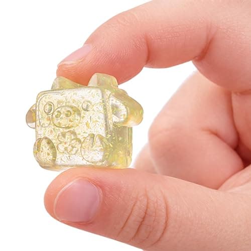 MushyKinz Keychain Bag Charm, 5 Piece Mini Taba Squishies, Styles Vary thumbnail 6
