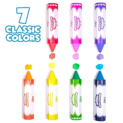 Tub Works® Smooth™ Jumbo Bath Crayons Bath Toy | Nontoxic, Washable Bath Crayons for Toddlers & Kids | Unique Formula Draws Smoothly & Vividly on Wet & Dry Tub Walls | Large, Easy-Grip Bathtub Crayons thumbnail 4