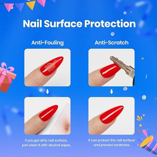 Beetles 3Pcs 15ml White Gel Nail Polish and No Wipe Gel Top Coat & Base Coat Christmas Set, Soak Off UV Lamp and Long Lasting Glossy Top Coat French Manicure Art Design Kit thumbnail 7