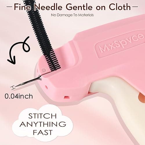 Stitch Gun for clothes No-Sew Hemming Tool- Easy, Portable, Professional-Grade Tagging Gun for Quick, Temporary Hems on Pants, Dresses, Skirts and Sleeves thumbnail 4