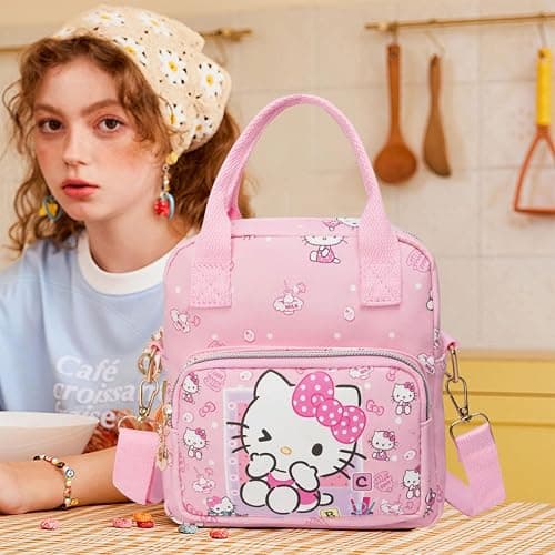 Cute Cartoon Tote Bag, Crossbody Bags for Girls, Adjustable Strap Sling Backpack, Best Gifts for Her thumbnail 4