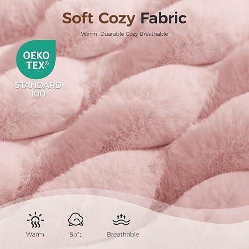 Orthopedic Dog Bed for Medium Dog, Waterproof Pet Bed,Non-Slip Bottom and Egg-Crate Foam with Removable Washable Cover Crate Bed,Pink,30"x20"x3" thumbnail 2