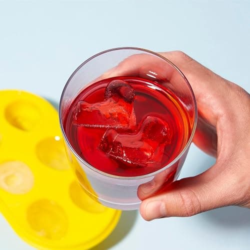 TrueZoo Quack the Ice Duck Ice Cube Tray, Easy Release Silicone Mold for Whiskey, Cocktails, Iced Tea, Jello Shots, Chocolates, Frozen Treats, Novelty Kitchen & Home Bar Gifts, Set of 1, Yellow thumbnail 7
