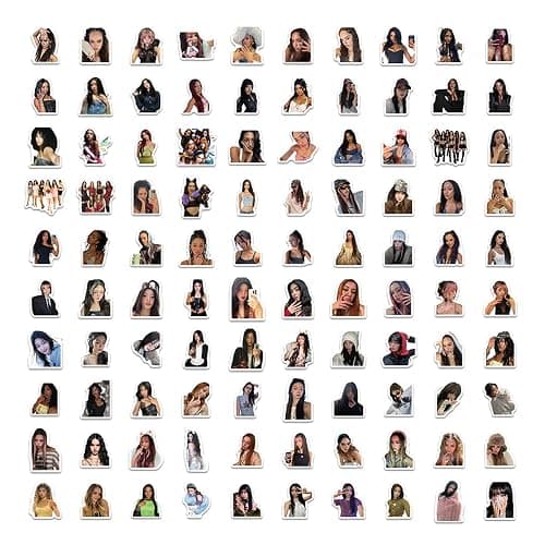 100PC ᴋᴀᴛꜱᴇʏᴇ Stickers Set Waterproof Laptop Decals for Water Bottle, Laptop, Computer, Skateboard, Phone, Scrapbook thumbnail 5