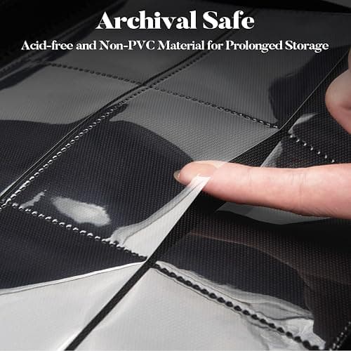 Premium Card Binder with 9 Pockets, Sturdy Fabmaker Trading Card Albums for 360 Cards, Brown PU Cover Album Holders for YuGiOh, MTG, TCG, Sports Cards thumbnail 5