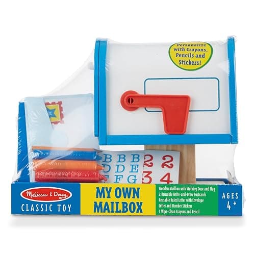 Melissa & Doug My Own Wooden Mailbox Activity Set and Educational Toy thumbnail 6