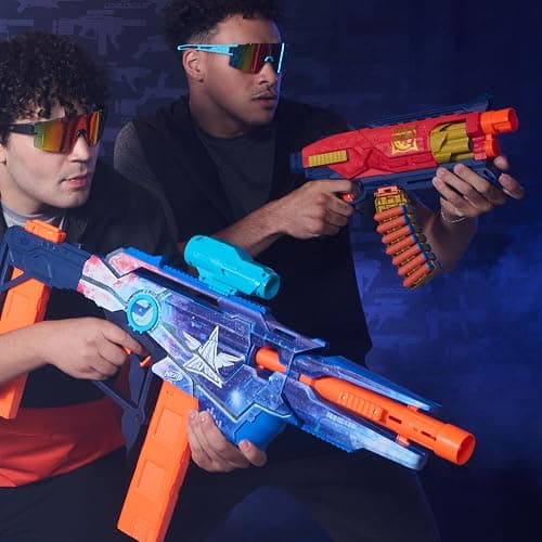 Nerf Loadout Galactic Commander Motorized Blaster, 3 Firing Modes, 3 Attachment Accessories, 48 Nerf N1 Darts, Kids Toys & Gifts, Ages 8+ thumbnail 6