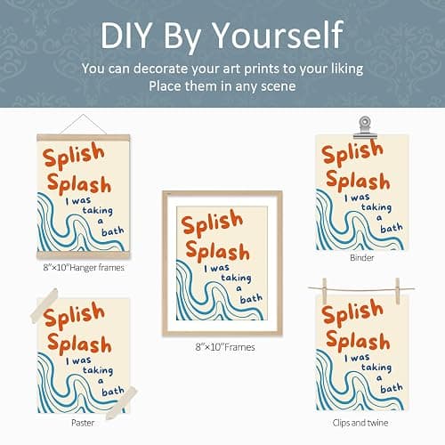 Kids bathroom wall decor  thumbnail 5