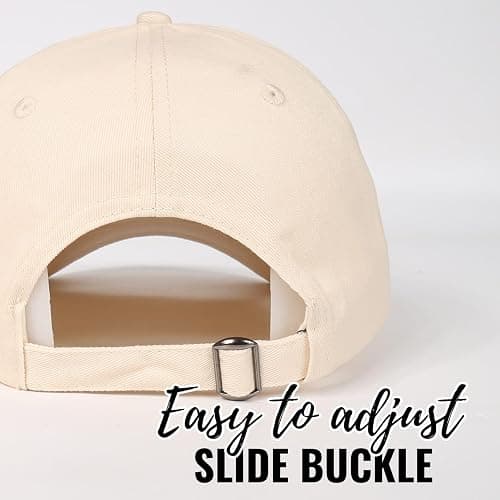 InnoBeta Twin Mom Gifts Cap, Funny Adjustable Embroidered Hat Gifts on Mother's Day, Birthday, Christmas Beige thumbnail 5