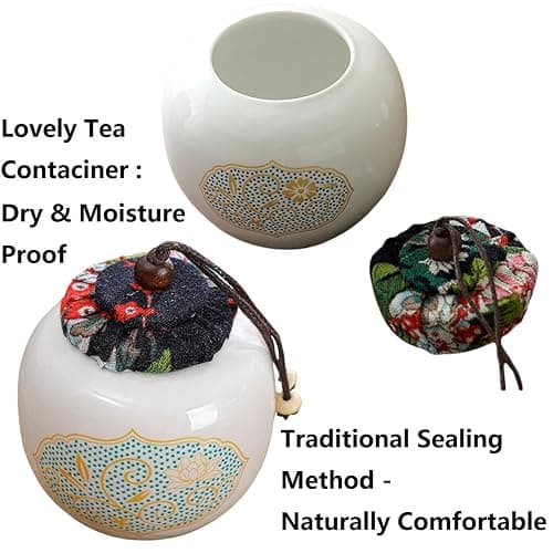 Porcelain Chinese Gongfu Tea Set,Portable Teapot Set Ceramic Travel Sets with Teapot and Infuser/Cups in Bag Asian Tea Sets Gift for Birthday/Father's day/Festivals,Outdoor Traveling,Office Business thumbnail 6