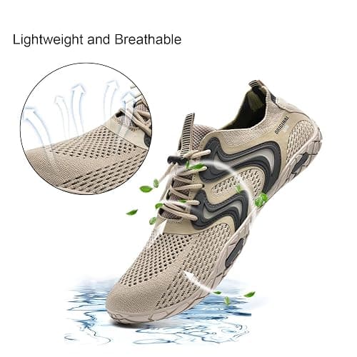 YALOX Water Shoes Men's Women's Swim Shoes Outdoor Beach Barefoot Quick-Dry Aqua Pool Socks Swimming Yoga Surfing Exercise thumbnail 2