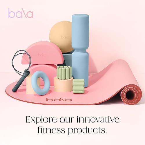 Bala Bangles Wrist & Ankle Weights for Women & Men - Adjustable Weighted Bands - Soft Silicone Arm & Leg Weights for Pilates, Yoga, Walking, Barre, Home Workout & Strength Training Exercise thumbnail 6