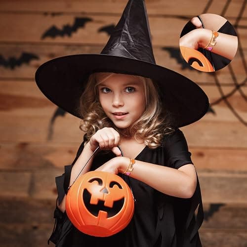 Hicarer 34 Pieces Halloween Charms Pendants Alloy Pumpkin Autumn Fall Jewelry Making Charms for Thanksgiving Party DIY Jewelry Necklace Bracelet Accessories(Horror Style) thumbnail 5
