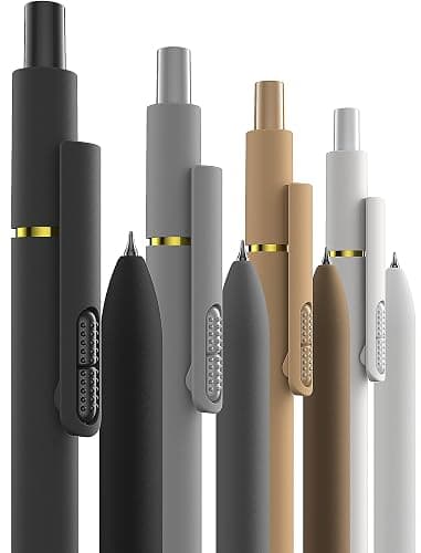 Hiacry 8 Pcs Gel Pens - 0.7mm Medium Point Smooth Writing Black Ink, Quick-Dry Long Lasting Fidge Pens, School & Office Supplies for Men Women - Classic-0.7mm-Black Ink thumbnail 9