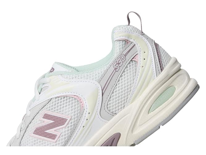 New Balance Men's 530 Sneaker - 12 Women/10.5 Men - Sea Salt/Ice Wine/Rose Sugar thumbnail 6