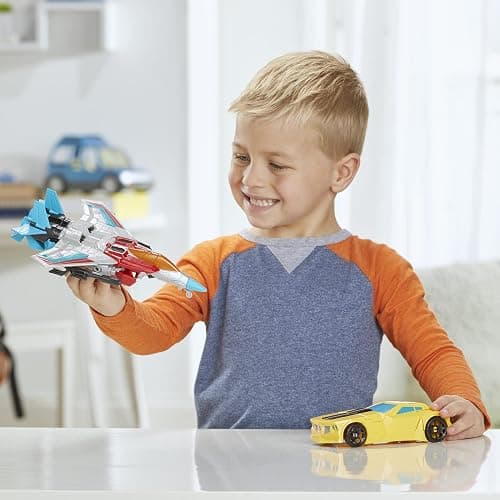 Transformers Toys Heroes and Villains Bumblebee and Starscream 2-Pack Action Figures - for Kids Ages 6 and Up, 7-inch (Amazon Exclusive) thumbnail 7