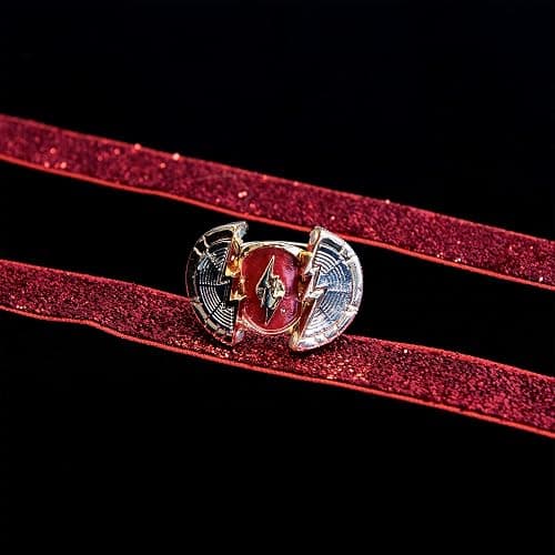 DC Comics The Flash Movie Slide Open Replica Ring thumbnail 7