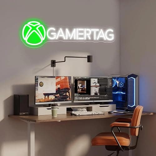 Custom Gamer Neon Sign for Game Room Wall Decor Personalized Game Led Neon Sign Customizable Gamer Tag Sign Gaming Wall Art Gaming Led Light Gift For Boyfriend Father's Day Gift for Dad Boyfriend Gamer thumbnail 7