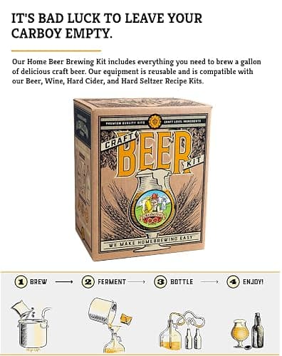 Craft A Brew - Oktoberfest Ale - Beer Making Kit - Make Your Own Craft Beer - Complete Equipment and Supplies - Starter Home Brewing Kit - 1 Gallon thumbnail 6