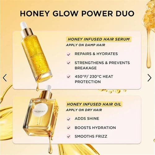 Honey Infused Hair Oil Travel Size Infused with Mirsalehi Honey to Deeply Nourish and Moisturise Hair 20 ml thumbnail 4
