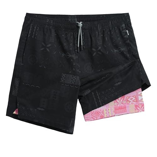 maamgic Gym Shorts for Men 7 inch Inseam with Liner Stretch 2 in 1 Workout Shorts Men Quick Dry Athletic Running Shorts - Image 1