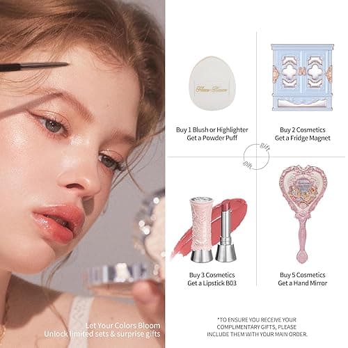Flower Knows Strawberry Cupid Cake Lip Cream,Velvety-Smooth Matte Liquid Lipstick,Hydrating,Smudge-proof & Stain-Free Lip Stain (V04 Meredith,0.17 Fl Oz) thumbnail 3