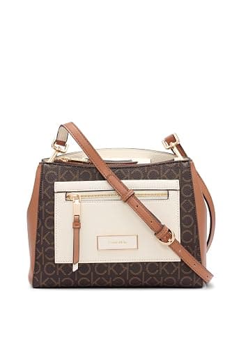 Calvin Klein womens Hadley Triple Compartment Crossbody - Image 1