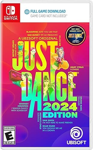 Just Dance 2024 Edition - Amazon Exclusive Bundle | Nintendo Switch (Code in Box & Ubisoft Connect Code) - Image 1