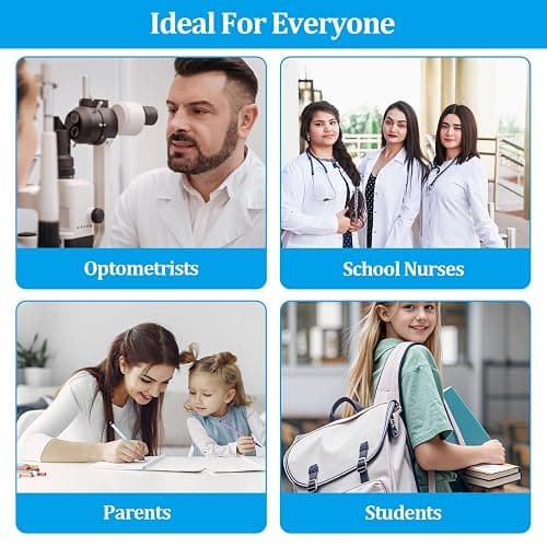 Pocket Eye Chart Dual Sided Snellen & Rosenbaum Vision Tester for Home, Office, School Use(2 Pack) thumbnail 4